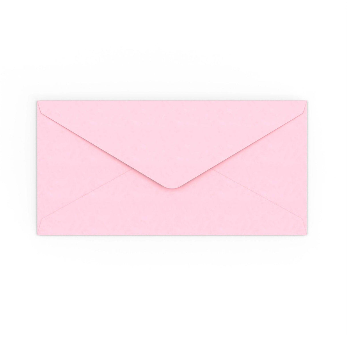 DL Pale Pink Gummed V-Flap Envelope (110 x 220mm)