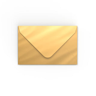 Mirror Finish Envelopes Gold 62 x 94 mm