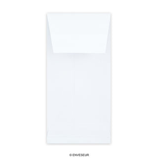 White gusset envelope 220x110x25 mm (DL)