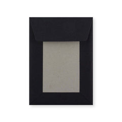 C6 Black Board Back Peel & Seal Envelope (162 x 114mm)