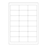 White Adhesive Labels