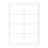White Adhesive Labels