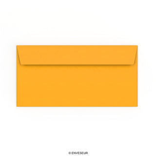 Tmavě žlutá obálka 110x220mm (DL)
