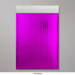 Metallic Finish Bubble Bag Mailers