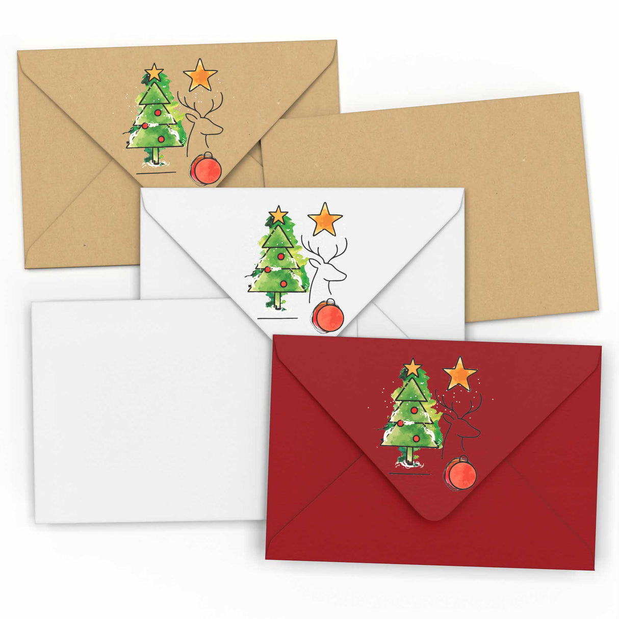Christmas envelope Christmas Tree