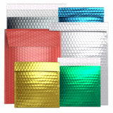 Metallic Finish Bubble Bag Mailers