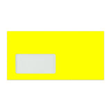 DL Yellow Peel & Seal Neon Envelope (110 x 220mm)