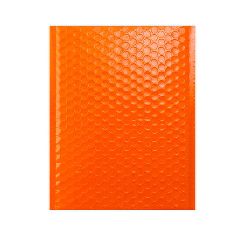 Gloss Finish Bubble Bag Mailers Orange 340 x 240 mm