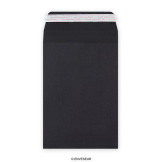 Black gusset envelope 229x162x25 mm (C5)