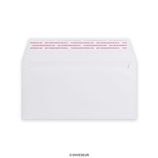 110x220 mm (DL) White Post Marque Envelope