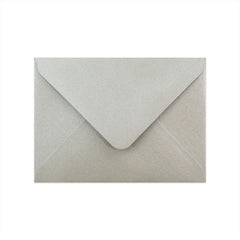 Pearlescent Envelopes Silver 82 x 113 mm (C7) Gummed