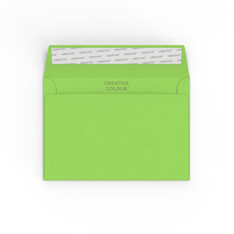 Creative Colour Peel & Seal Envelopes Green 114 x 162 mm (C6)