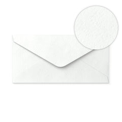 DL White Hammer Gummed V-Flap Envelope (110 x 220mm)