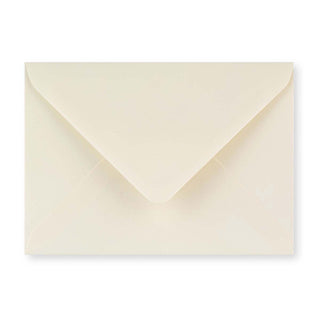 C6 Ivory Wove Gummed V-Flap Greetings Envelope (114 x 162mm)