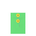 Coloured envelopes with string and washer closure Green + Yellow 162 x 114 mm (C6)