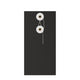 Coloured envelopes with string and washer closure Black + White 220 x 110 mm (DL)