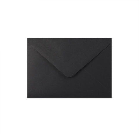 Paper Lined Envelopes Black + Black Fancy Paper 162 x 229 mm (C5)