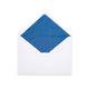 Paper Lined Envelopes White + Blue Fancy Paper 162 x 229 mm (C5)