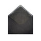 Paper Lined Envelopes Black + Black Fancy Paper 114 x 162 mm (C6)